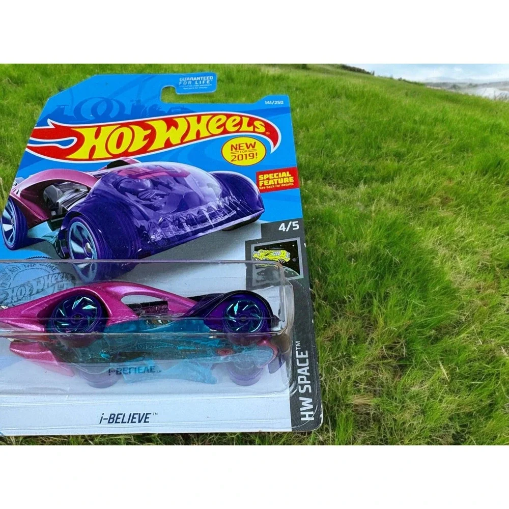2017 Hot Wheels i-Believe Diecast Car - HW Space - Purple Pink - 4/5
